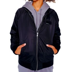 Members Only Washed Satin Boyfriend Jacket